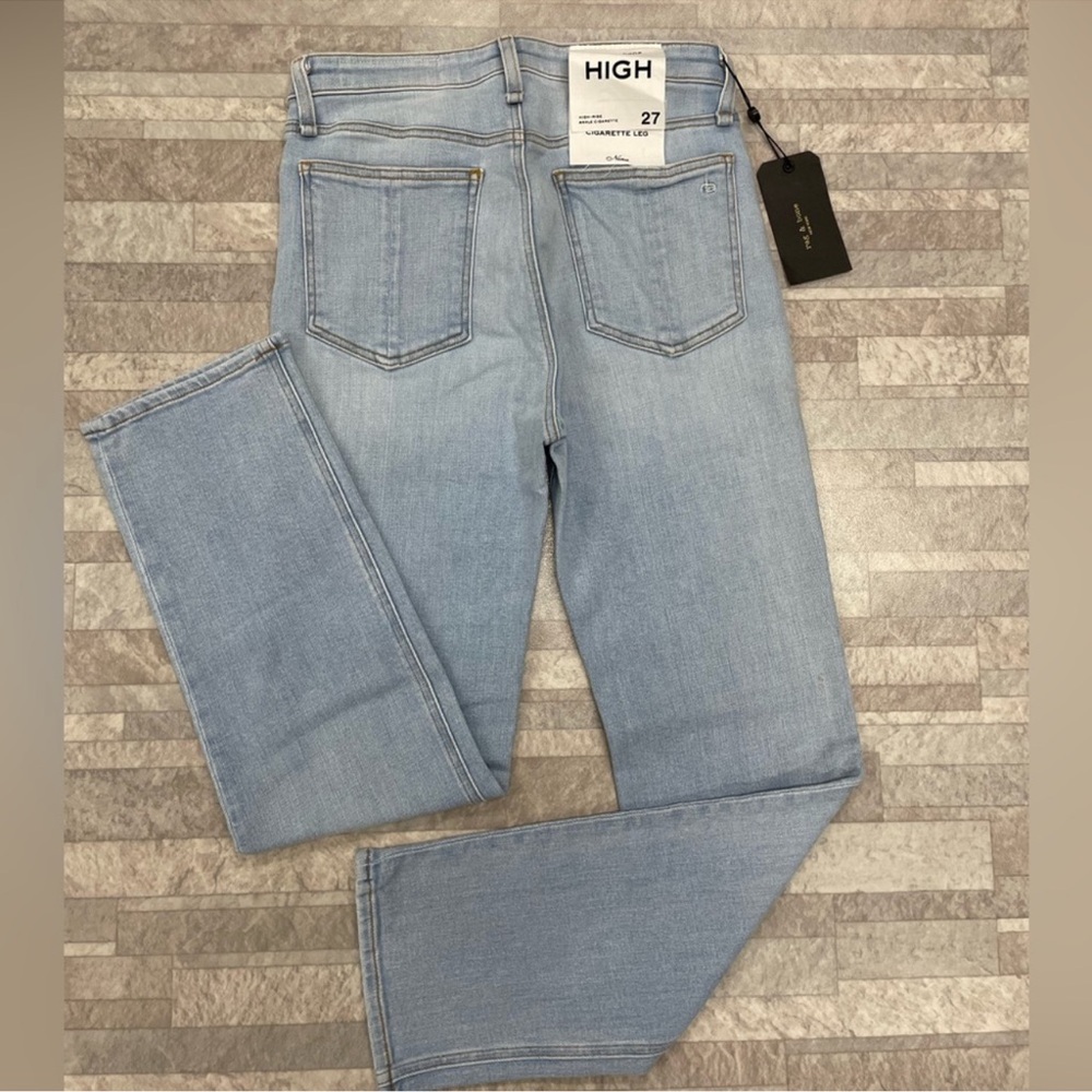 NWT Rag & Bone Nina High-Rise Ankle Cigarette In Sunset - Picture 3 of 3